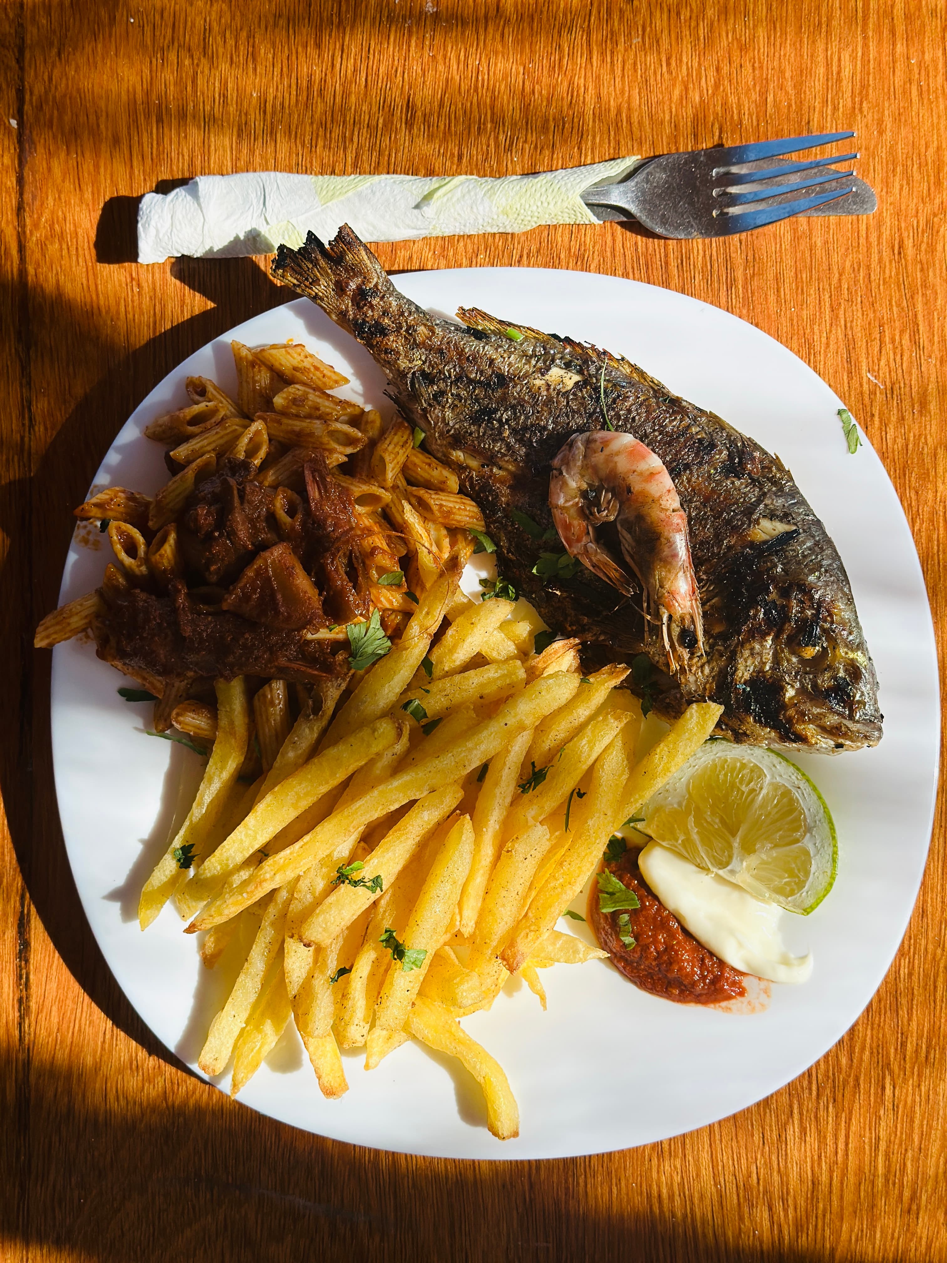 Plat Dorade grillée